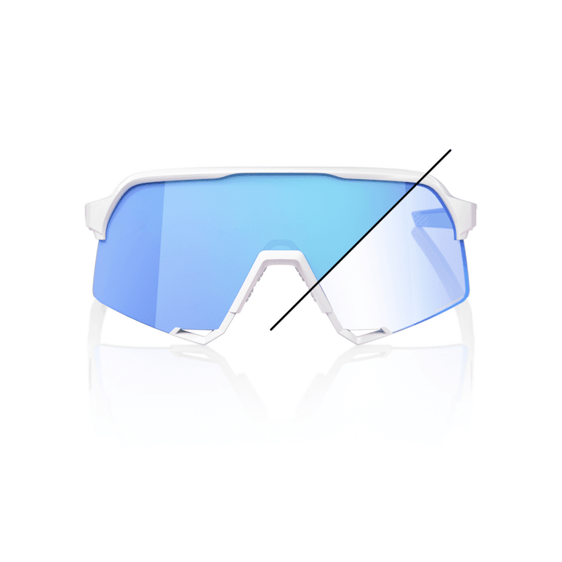 100% S3 LE Bastille Pearl White – Blue Mirror Photochromic Lens